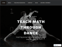 Tablet Screenshot of danceequations.com
